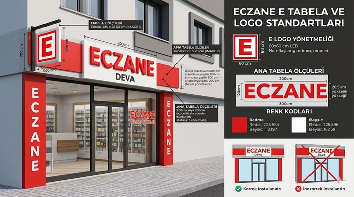 Eczane E Tabela Yönetmeliği ve Standartları