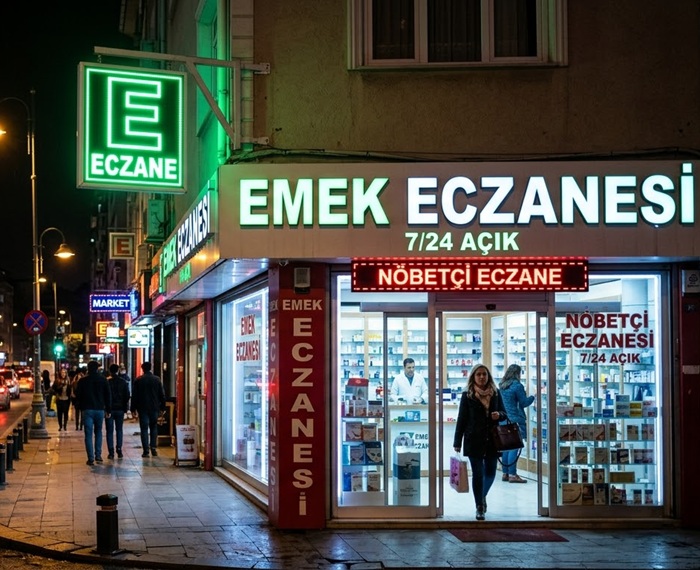 Led Eczane E Tabelası ile Gece Görünürlüğünü Artırın